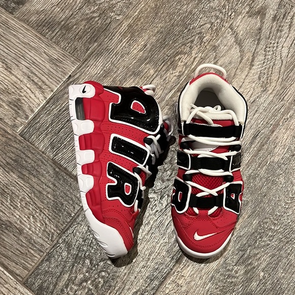 Nike Air More Uptempo Bulls Hoops Pack GS 415082 600 - Picture 5 of 10